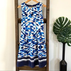 Vince Camuto  fit and flare dress sz 10